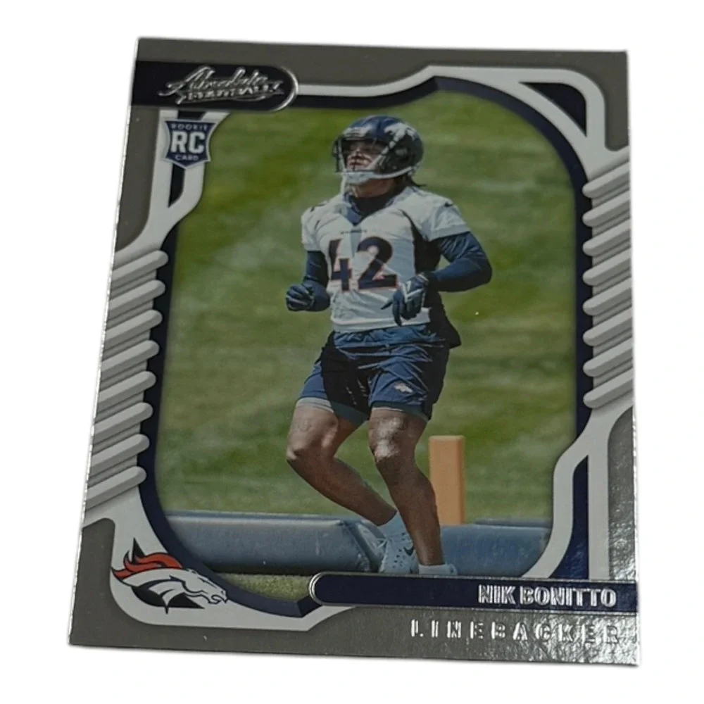 2022 Panini Absolute Football Nik Bonitto Rookie Card 188 Denver Broncos RC